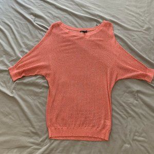 NWT Express Pink Tunic Knit Sweater women’s size s